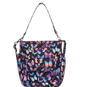 Lug Toss convertible tote bag in the Watercolor Butterflies pattern